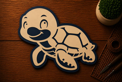 Cute Baby Sea Turtle Laser Cut SVG File SVG Regulrcrative 