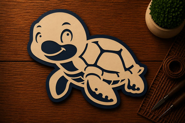 Cute Baby Sea Turtle Laser Cut SVG File SVG Regulrcrative 