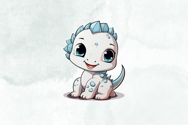 Cute Baby White Dinosaur Sublimation Bundle Sublimation Designangry 