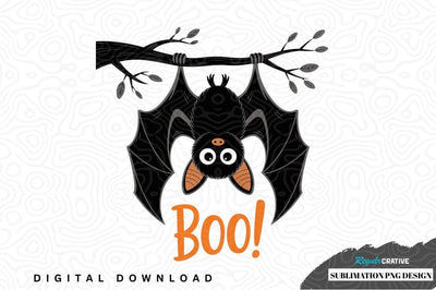 Cute bat halloween sublimation design Sublimation Regulrcrative 