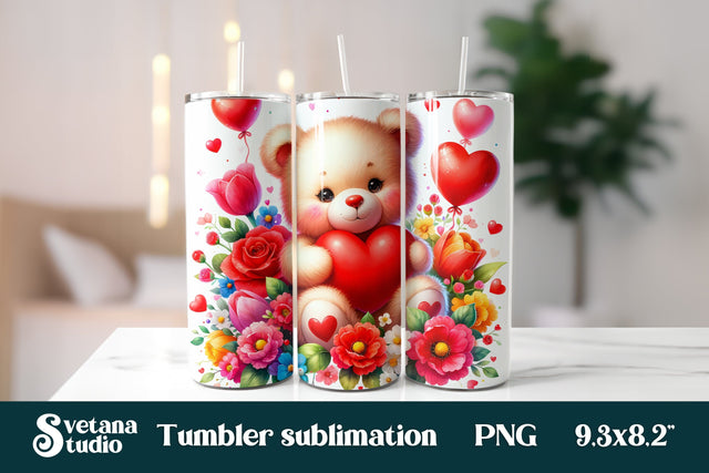 Cute bear square coaster sublimation Sublimation Svetana Studio 