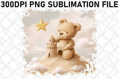 Cute Bear Sublimation Graphics Set for Creative Crafters Sublimation afrosvg 