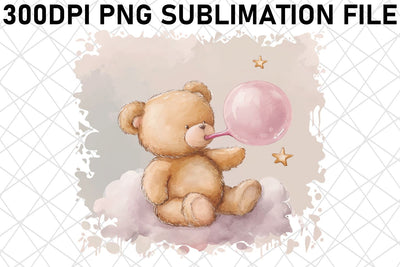 Cute Bear Sublimation PNG Artwork Assortment for Various Crafting Projects Sublimation afrosvg 