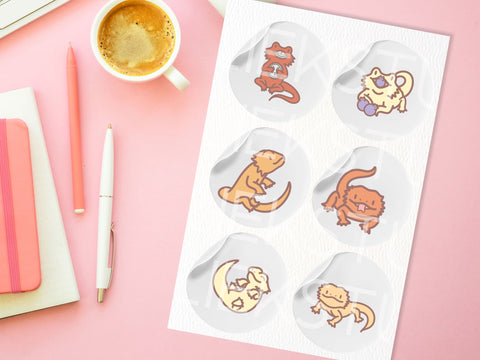 Cute Bearded Dragons SVG Design Set SVG HalieKStudio 