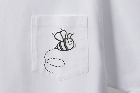 Cute Bee for Machine Embroidery Embroidery/Applique DESIGNS SvgOcean 