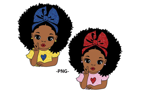 Cute Black Girl SVG with Afro and Peace Sign PNG DXF PDF EPS JPG AI Red Bow and Heart Shirt Clipart for Valentine’s Day and Cricut Crafts SVG 1uniqueminute 