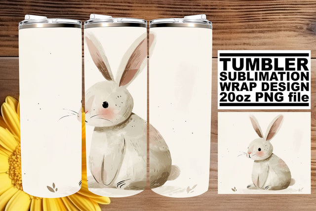 Cute Bohemian Wildlife Sublimation Wrap - 20oz - Spring Sublimation afrosvg 