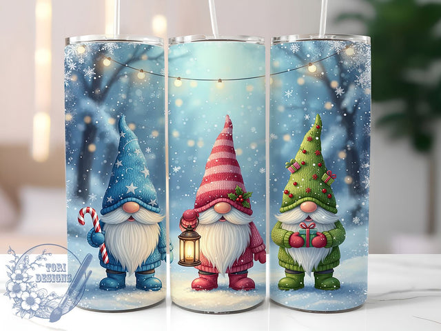 Cute Boho Gnome Christmas Tumbler, Cute Boho Holiday Sublimation Design, Festive Cup Art, 20oz Xmas Tumbler, Whimsical Gnome Mug, Stylish Christmas Cup, Cozy Holiday Wrap Sublimation ToriDesigns 