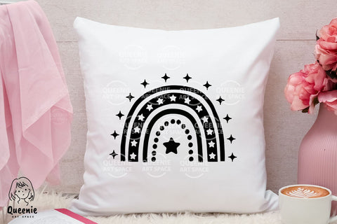 Cute Boho Rainbow Pattern SVG Graphic SVG Q-nie Art Space 