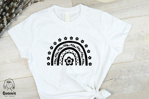Cute Boho Rainbow Pattern SVG Graphic SVG Q-nie Art Space 