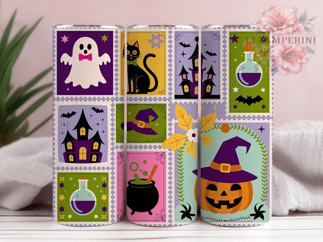 Cute Boo Ghost Pumpkin Halloween Tumbler, Spooky Pumpkin Mug, Boo Ghost Art, 20Oz Tumbler Wrap, Sublimation Design, Cute Halloween Drinkware, Fall Ghost Print Sublimation Li Zamperini 