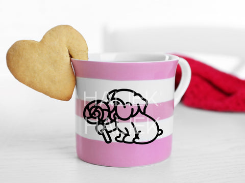 Cute Bulldogs SVG Design Set SVG HalieKStudio 