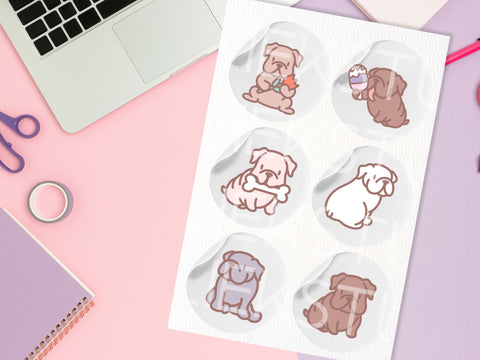 Cute Bulldogs SVG Design Set SVG HalieKStudio 