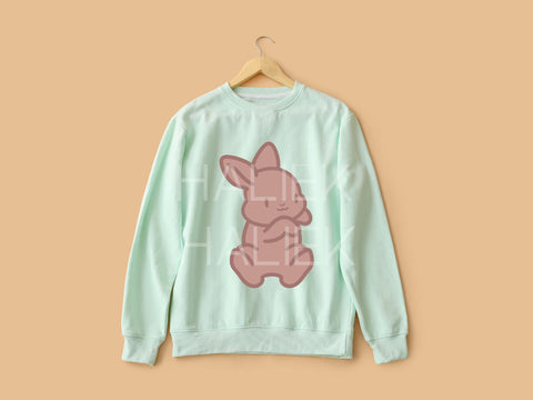 Cute Bunnies Color Clip Art SVG Design Set SVG HalieKStudio 