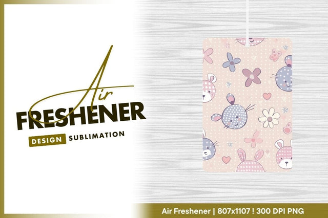 Cute bunny bear flower seamless pattern Sublimation Regulrcrative 