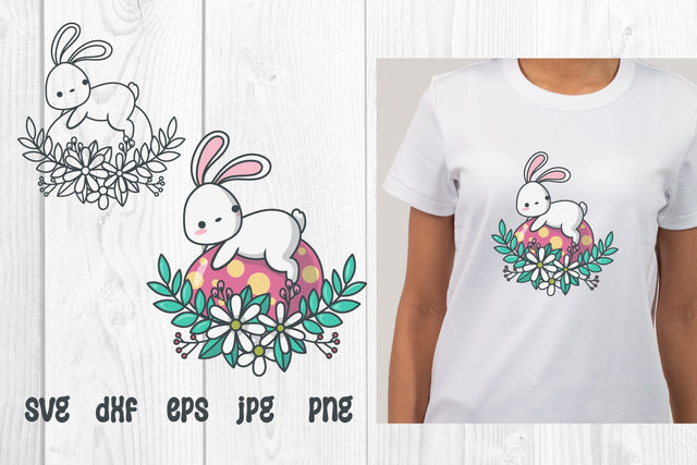 Cute Bunny Easter, easter egg svg, dxf, SVG dadan_pm 