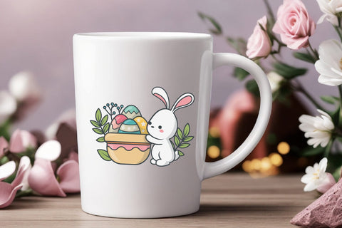 Cute Bunny Easter, funny easter egg svg, dxf, png, jpg SVG dadan_pm 