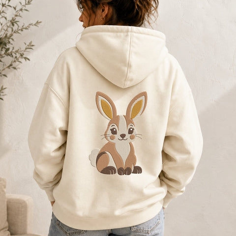 Cute Bunny Embroidery Design – Easter Rabbit Machine Embroidery File, Woodland Animal Bunny Design Embroidery/Applique DESIGNS PatternFeed8 