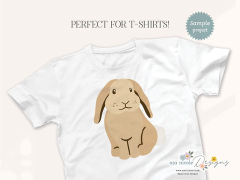 Cute Bunny SVG – Adorable Bunny Cut File for Easter & Crafts SVG Aja Nicole Designs 