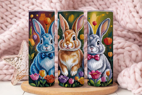Cute BunTHSPs 20oz Tumbler Wrap Sublimation DesignSVG 