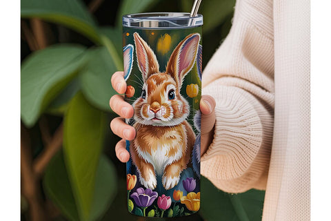 Cute BunTHSPs 20oz Tumbler Wrap Sublimation DesignSVG 