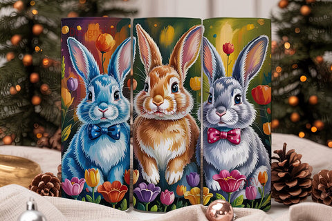 Cute BunTHSPs 20oz Tumbler Wrap Sublimation DesignSVG 