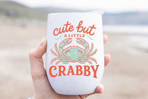 Cute But A Little Crabby PNG Sublimation Pickled Thistle Creative 