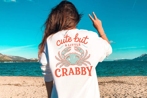Cute But A Little Crabby PNG Sublimation Pickled Thistle Creative 