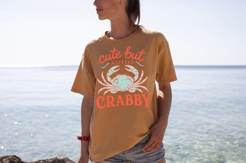 Cute But A Little Crabby PNG Sublimation Pickled Thistle Creative 