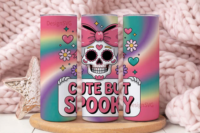 Cute But Spooky 20oz Tumbler Wrap Sublimation DesignSVG 