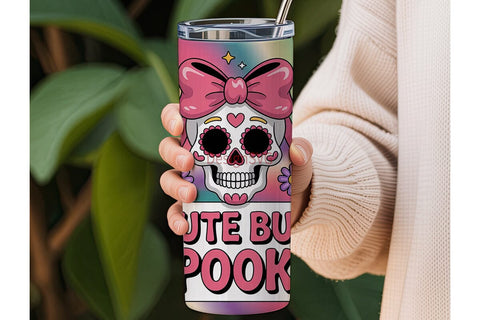 Cute But Spooky 20oz Tumbler Wrap Sublimation DesignSVG 