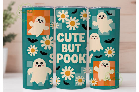 Cute But Spooky 20oz Tumbler Wrap Sublimation PixelChick 