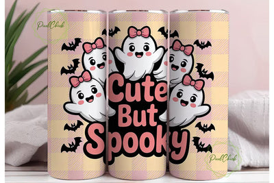 Cute But Spooky 20oz Tumbler Wrap Sublimation PixelChick 