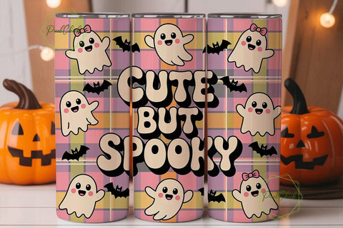 Cute But Spooky 20oz Tumbler Wrap Sublimation PixelChick 