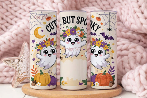 Cute But Spooky Halloween 20oz Tumbler Sublimation DesignSVG 