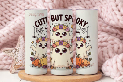 Cute But Spooky Halloween 20oz Tumbler Sublimation DesignSVG 