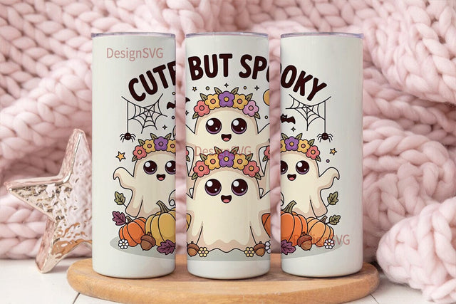 Cute But Spooky Halloween 20oz Tumbler Sublimation DesignSVG 
