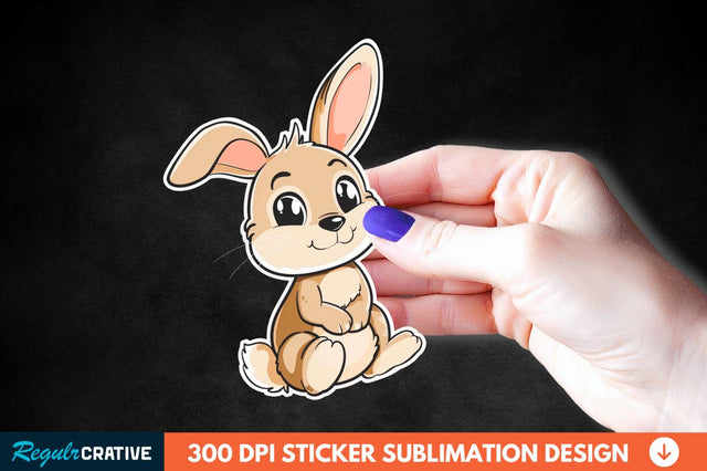 Cute Cartoon Animal Sticker Clipart Sublimation Regulrcrative 