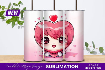 Cute Cartoon Heart Character For Valentines Day Sublimation Regulrcrative 
