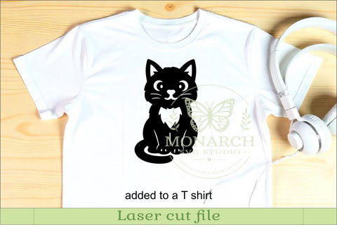 Cute Cat Silhouettes SVG for Laser Cutting, Signs 1 SVG APInspireddesigns 