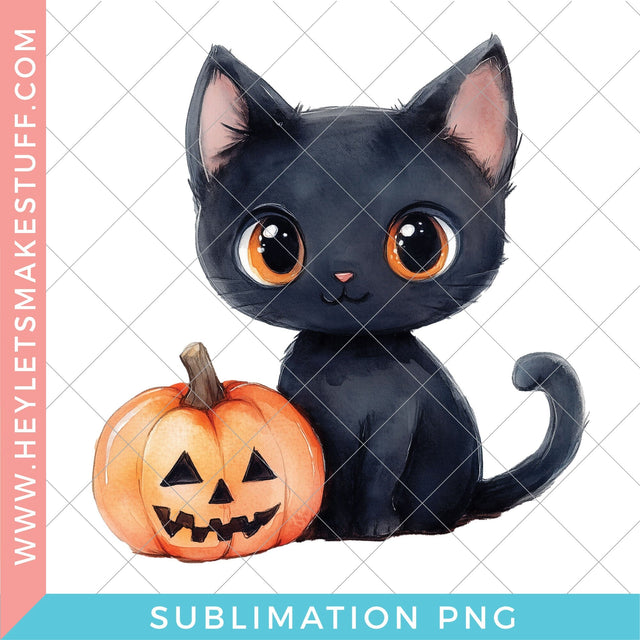 Cute Cat - Sublimation Sublimation Hey Let's Make Stuff 