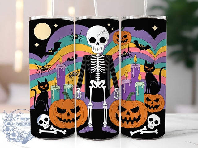 Cute Character Halloween Tumbler Wrap, Spooky Cute Wrap, Halloween 20Oz Design, Cute Character Cup Wrap, Kawaii Halloween Drinkware, Spooky Character Tumbler, Halloween Mug Design Sublimation ToriDesigns 