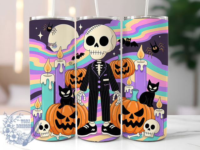 Cute Character Halloween Tumbler Wrap, Spooky Cute Wrap, Halloween 20Oz Design, Cute Character Cup Wrap, Kawaii Halloween Drinkware, Spooky Character Tumbler, Halloween Mug Design Sublimation ToriDesigns 