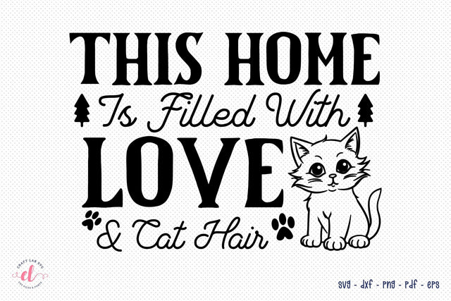 Cute Christmas Cat SVG Design SVG CraftLabSVG 