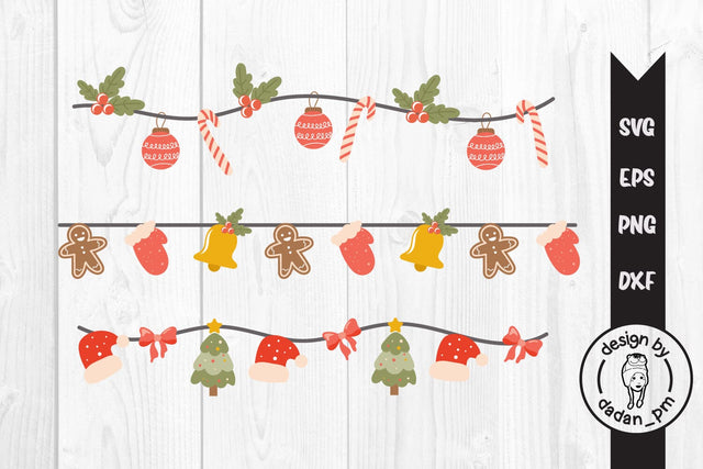 Cute christmas decoration element svg SVG dadan_pm 
