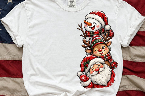 Cute Christmas Friends Sublimation PNG SVG DesignDestine 