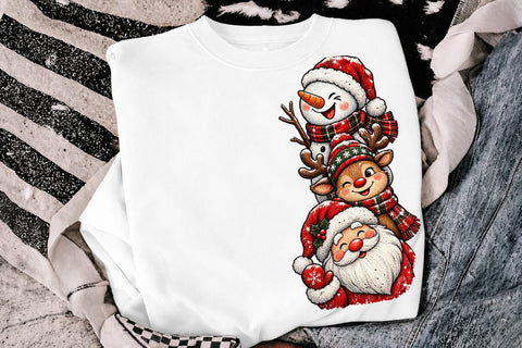 Cute Christmas Friends Sublimation PNG SVG DesignDestine 