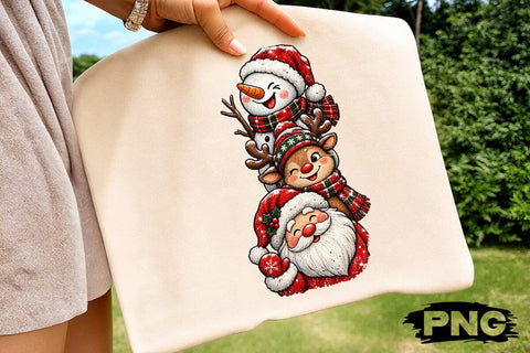 Cute Christmas Friends Sublimation PNG SVG DesignDestine 