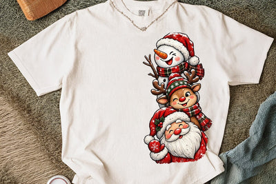 Cute Christmas Friends Sublimation PNG SVG DesignDestine 