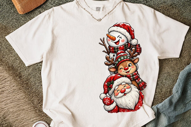 Cute Christmas Friends Sublimation PNG SVG DesignDestine 
